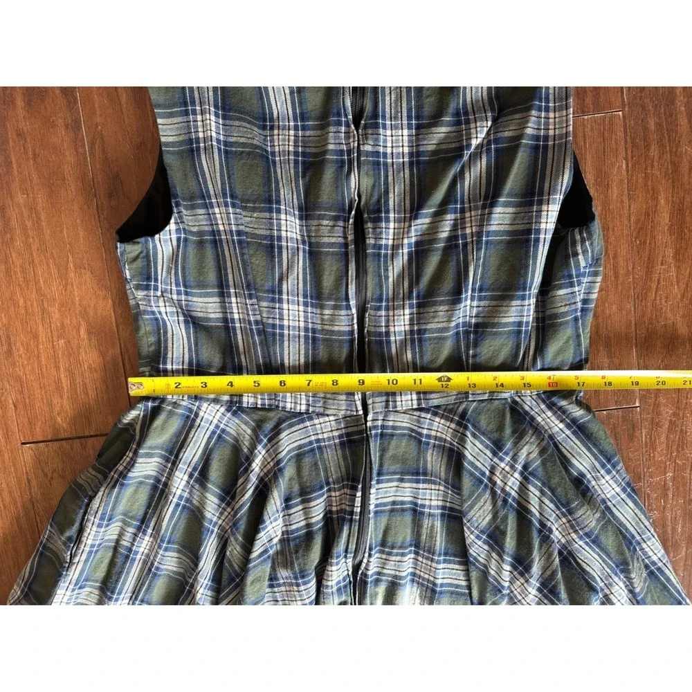 Magnolia Place 3XL Plus Size Plaid Print Sleeveless grunge 90s y2k